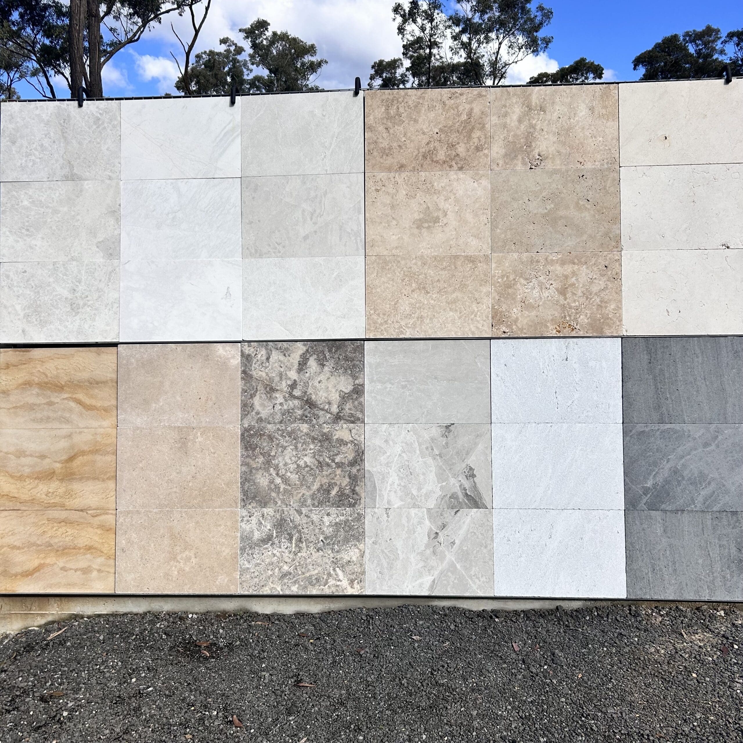 Pavers display